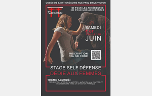 Stage self-défense féminin