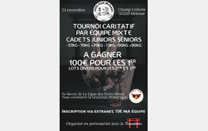 Tournoi caritatif par équipes mixtes