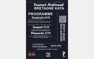 Tournoi National et Coupe Régionale Kata