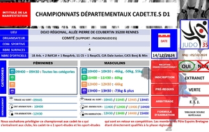 Championnat d'Ille et Vilaine Cadets