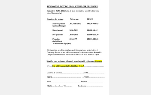 InterClubs de St Méloir