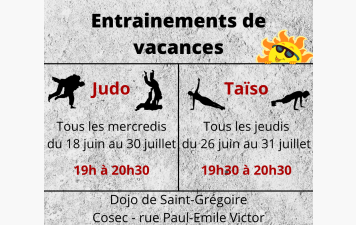 Programme des vacances